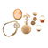 Antique 14K Hampden Pocket Watch & Carnelian Rings