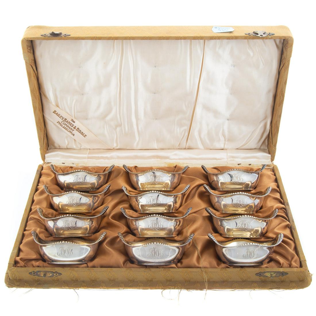 Set of Twelve Gorham Sterling Nut Dishes (1 of 6)