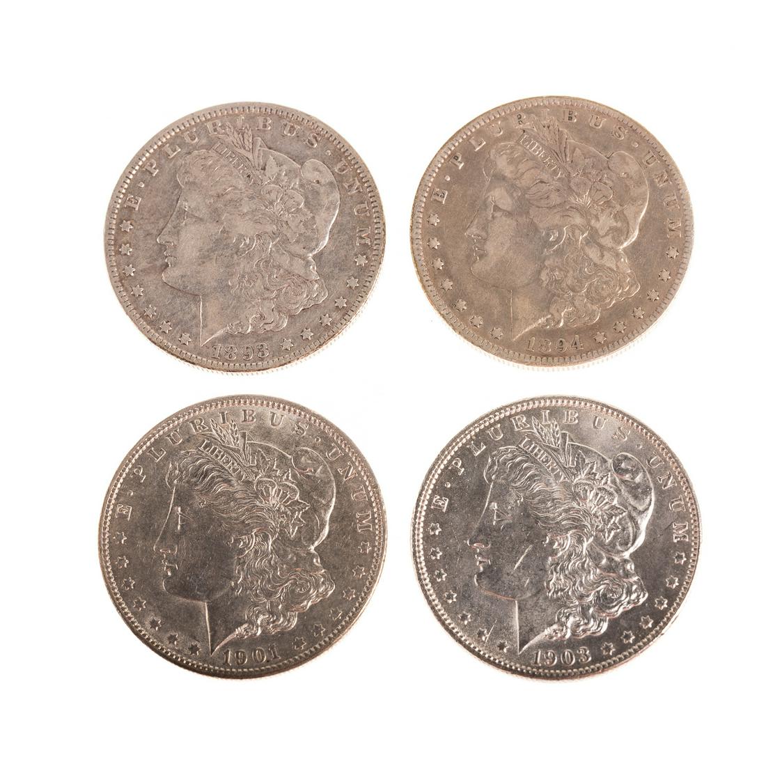 Four Nice Morgan Dollars (1 of 9)