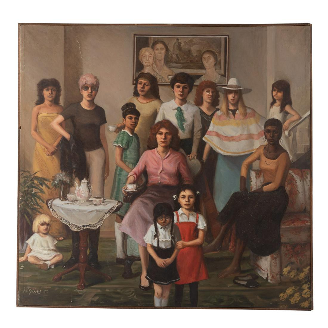Nathaniel K. Gibbs. "Women of Diversity..." Oil (1 of 5)