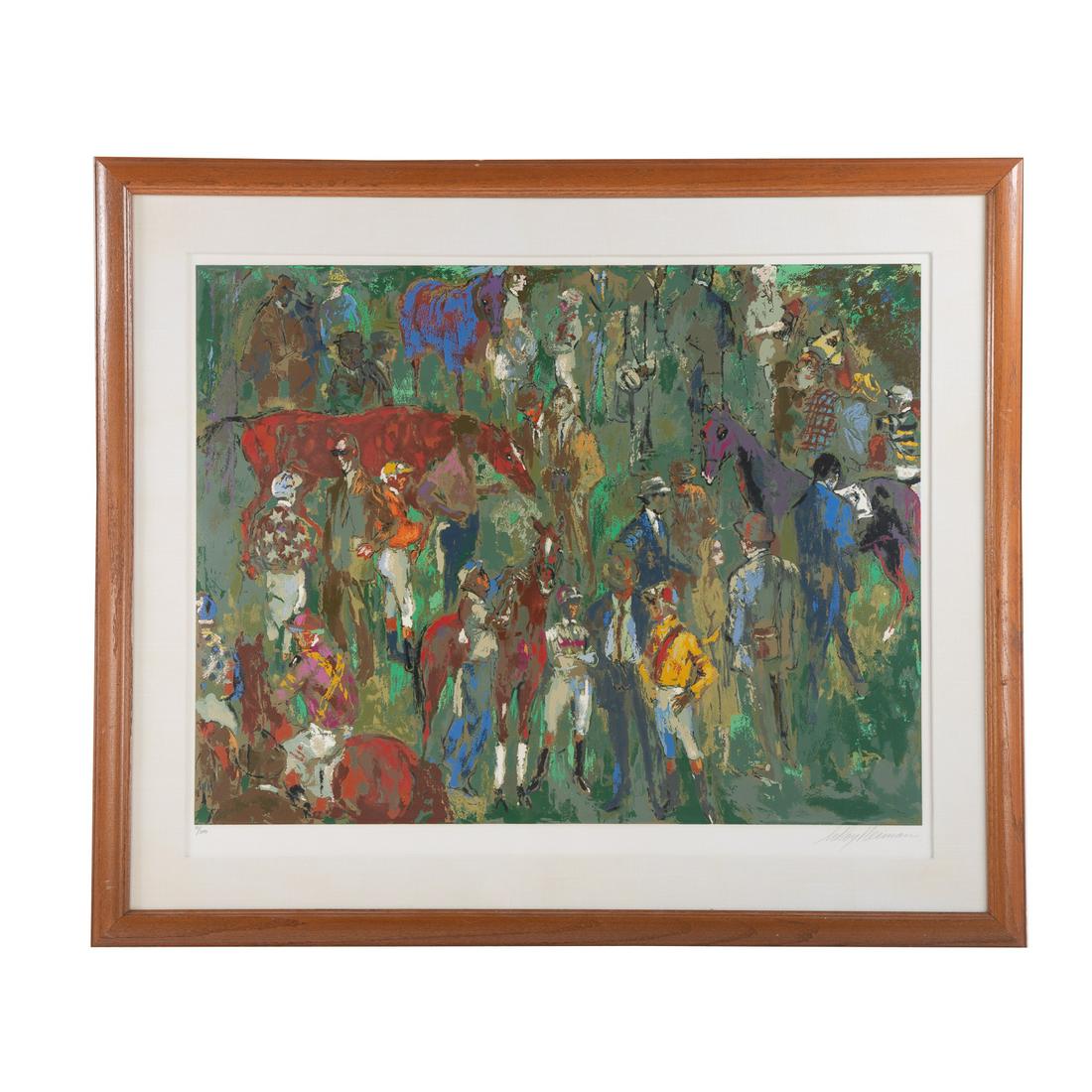 LeRoy Neiman. "Before the Race," Serigraph (1 of 5)