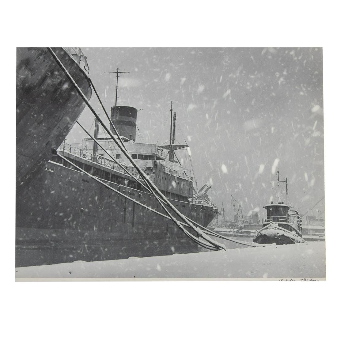 A. Aubrey Bodine. "Snug Harbor, 1951," Photograph (1 of 4)