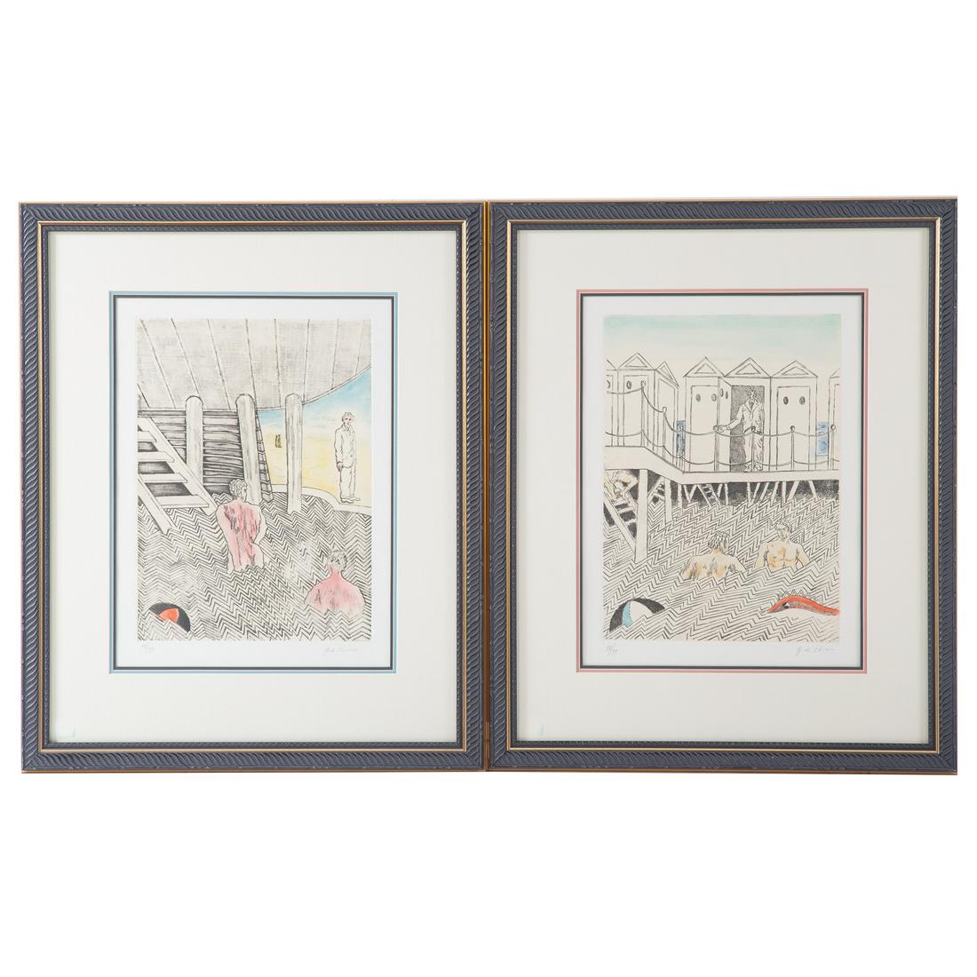 Giorgio de Chirico. Two Color Aquatints (1 of 5)