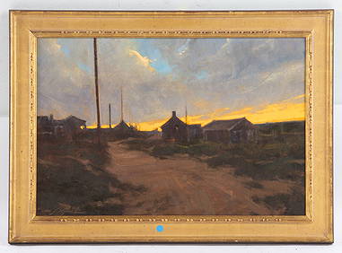 Michael J. Lynch."Nantucket Sunset," Oil (1 of 2)