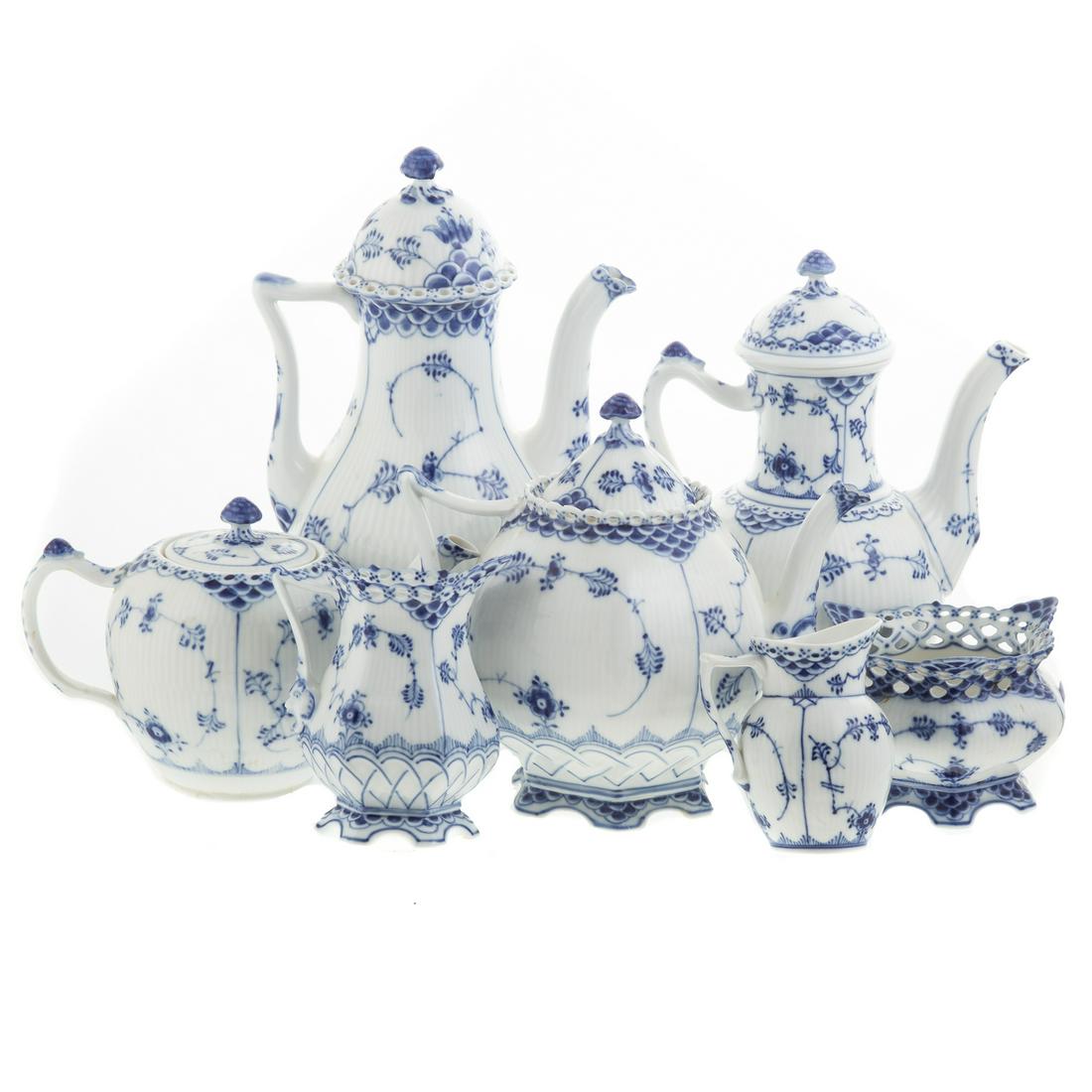 Seven Pieces Royal Copenhagen Tea Ware (1 of 7)