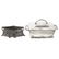 Two Pieces of German Art Nouveau Pewter