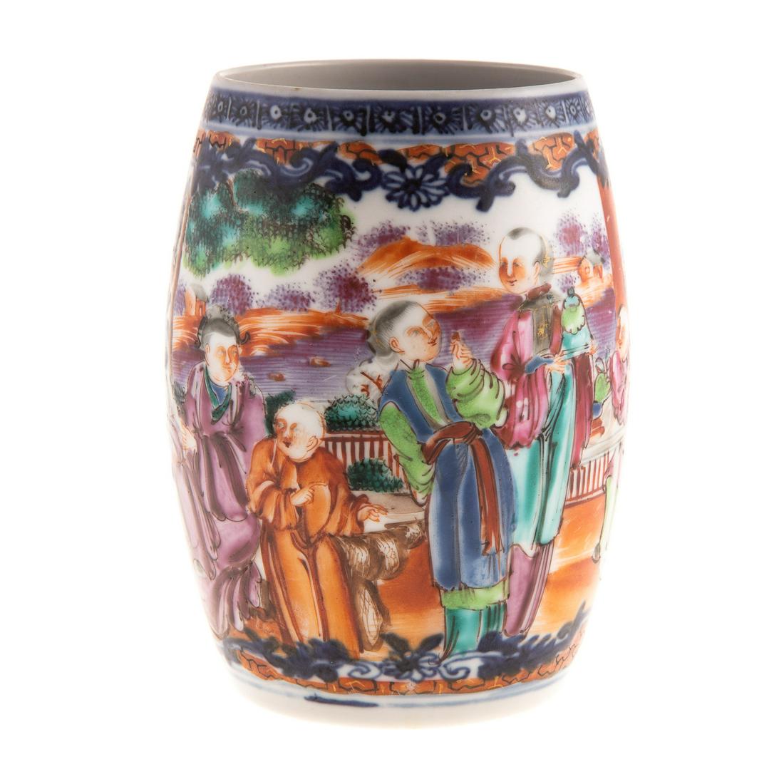 Chinese Export Cann in the Mandarin Palette (1 of 6)