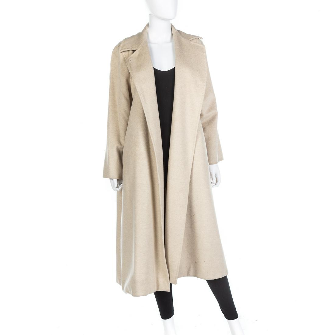 Max Mara Oatmeal Cashmere Coat: US size 4.