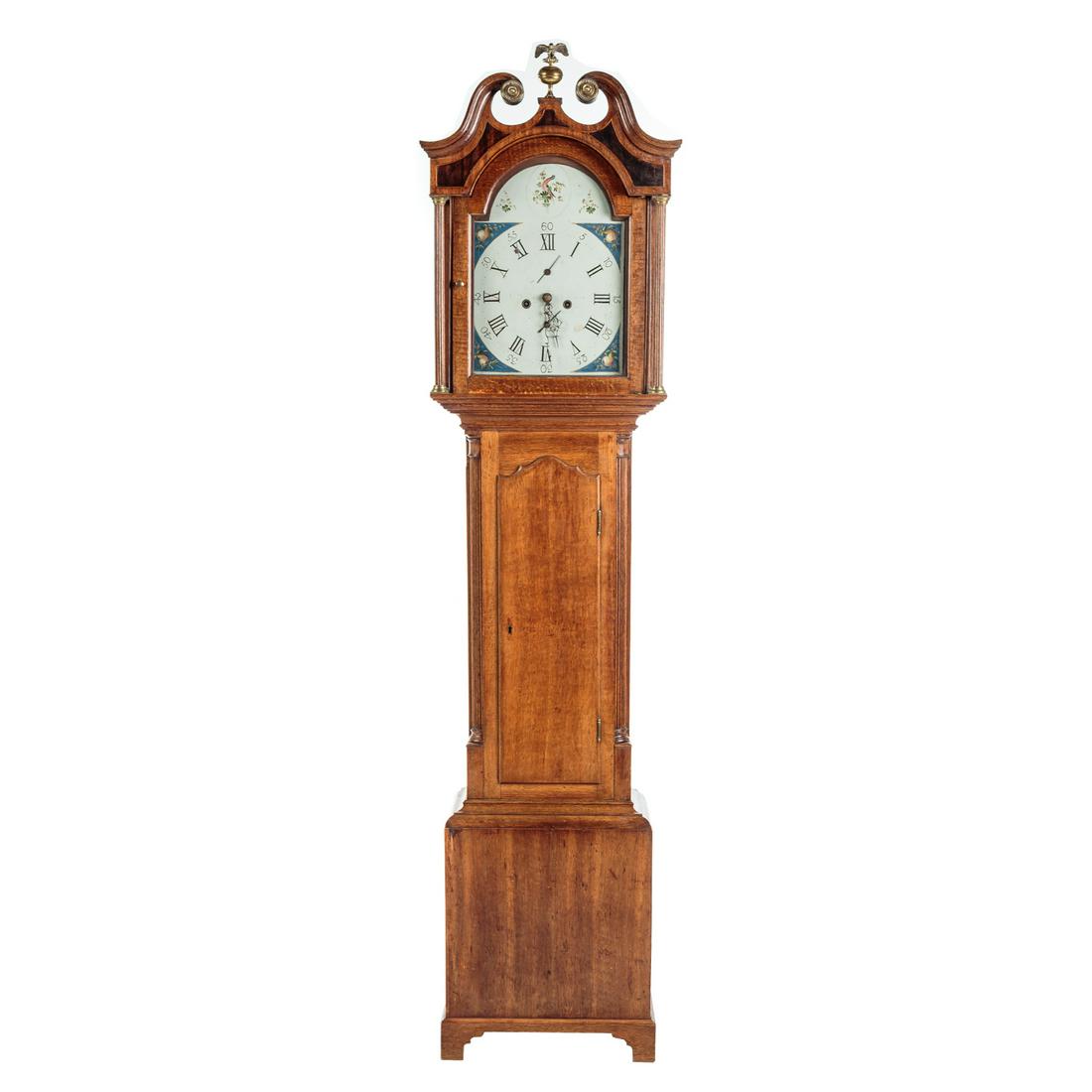 George III Oak Tall Case Clock (1 of 11)