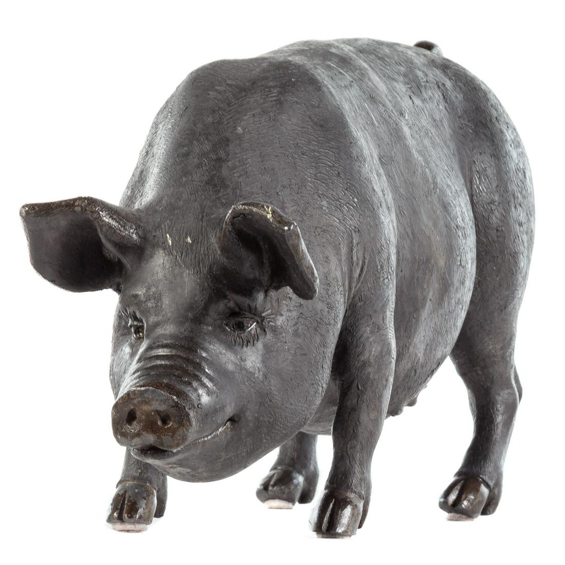 Cast-Lead Figure of a Pig (1 of 6)