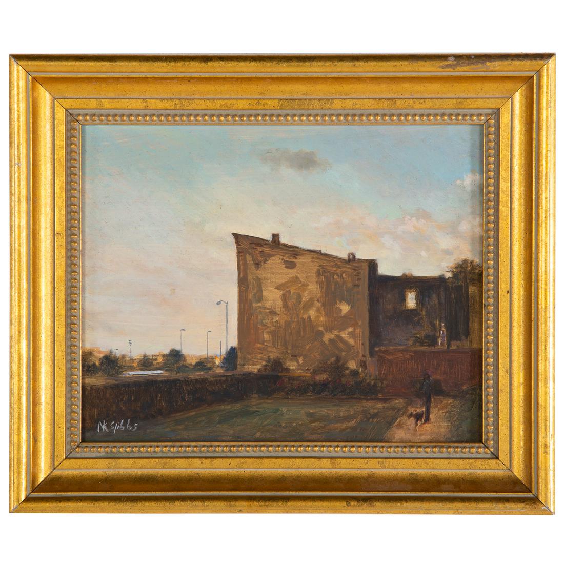 Nathaniel K. Gibbs. "Nags Head," oil (1 of 3)