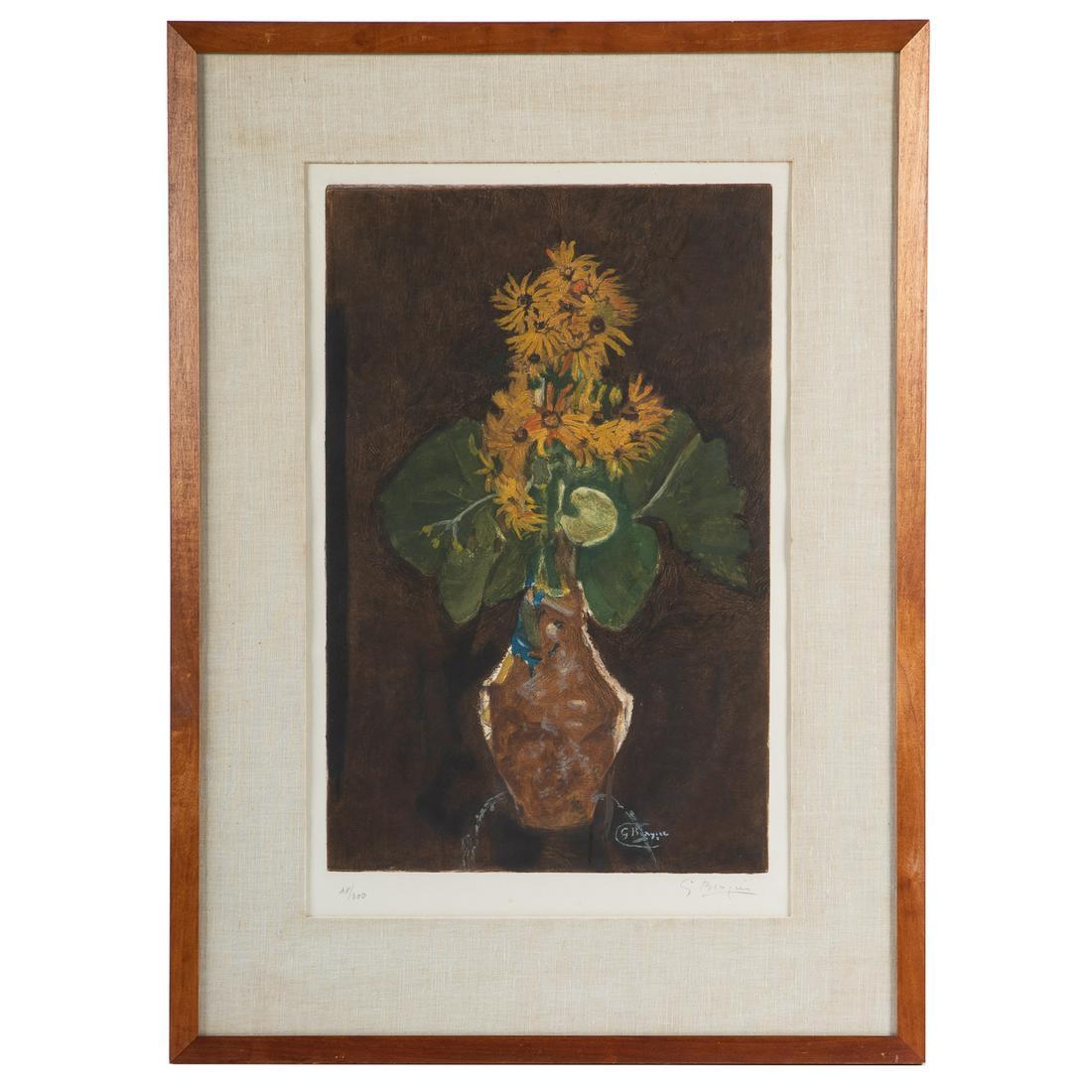 Georges Braque. Flowers in a Vase, aquatint (1 of 5)