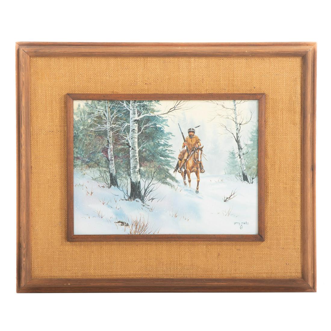 Gerry Michael Metz. "High Country, Aspen," oil (1 of 4)