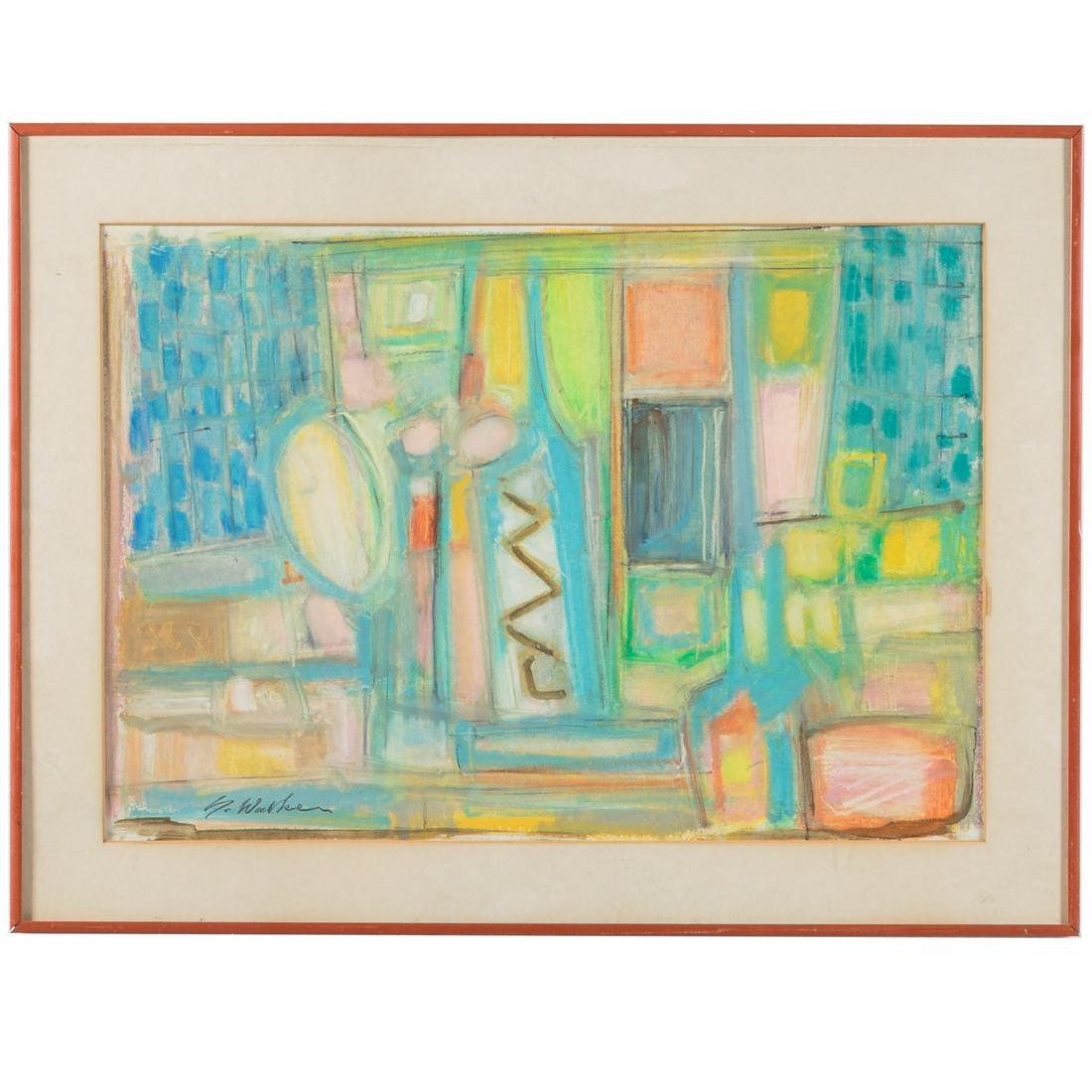 Glenn Walker. Abstract Composition, mixed media (1 of 3)