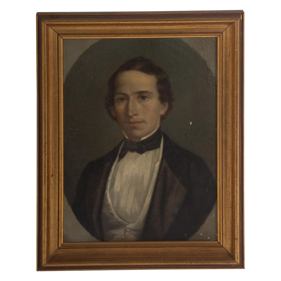 Louis Picart. Portrait of a Gentleman, oil (1 of 4)