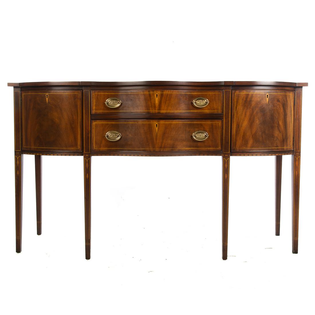 Henkel Harris Federal Style Serpentine Sideboard (1 of 6)