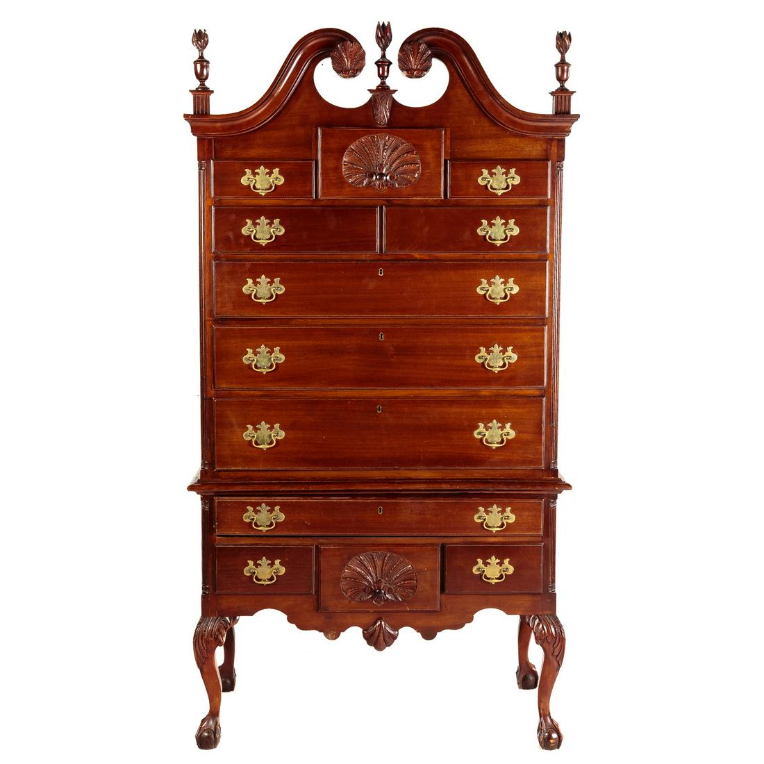 Chippendale Style Mahogany Highboy (1 of 6)