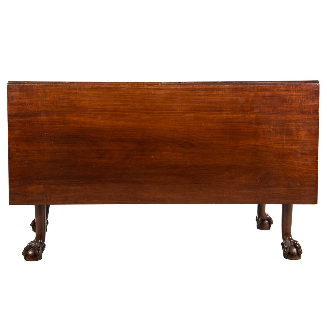 American Chippendale Walnut Drop-Leaf Table (1 of 4)