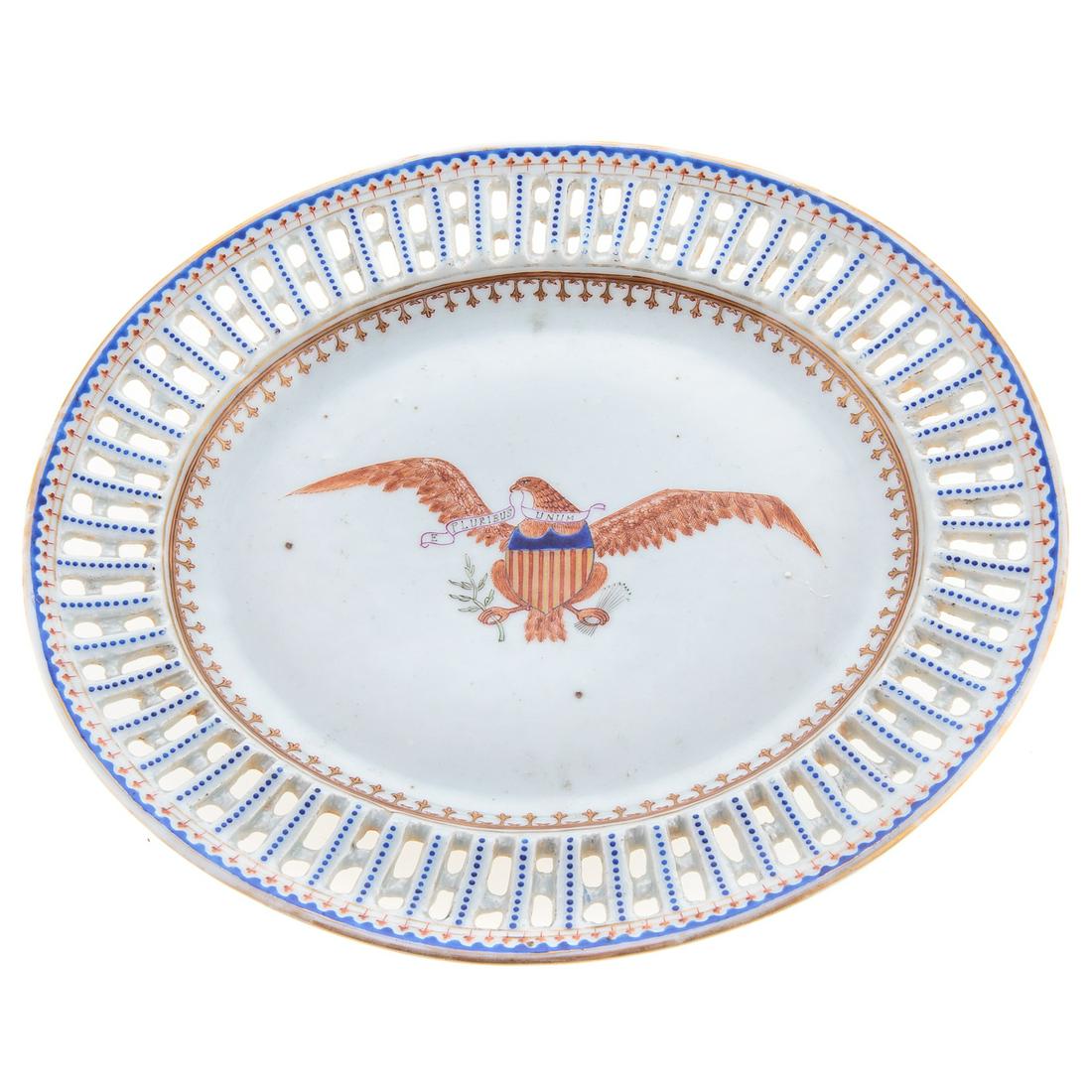 Chinese Export American Eagle Underplate (1 of 7)