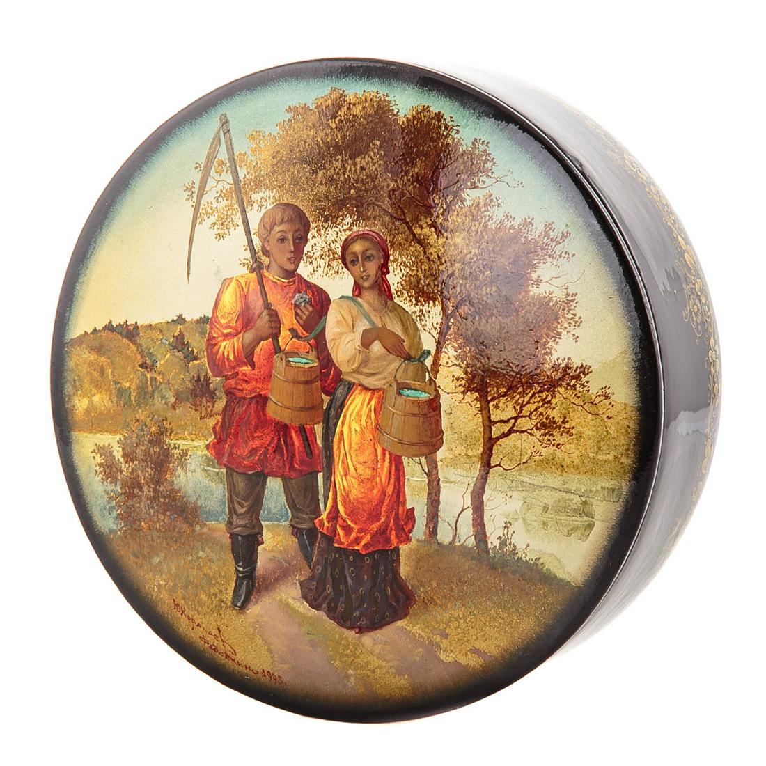 Russian Lacquer Box, by Karapaev (1 of 7)