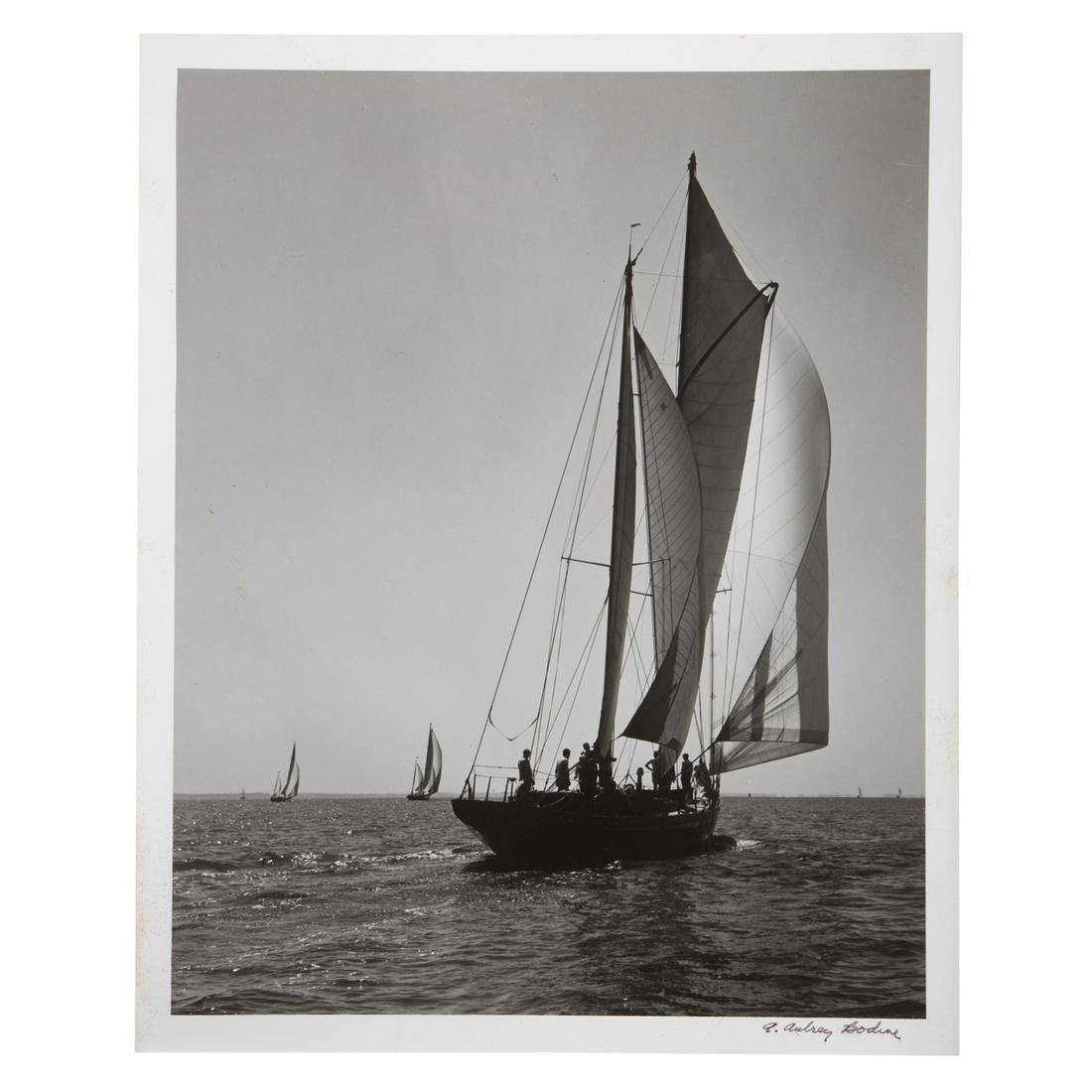 A. Aubrey Bodine. "Vamarie," photograph: (American, 1906-1970). Gelatin silver print, signed "A. Aubrey Bodine" lr, photographer stamp on verso, 14 x 11 in., unframed.