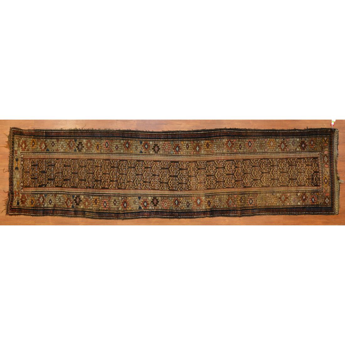 Antique Senneh Runner, Persia, 3.2 x 12 (1 of 6)