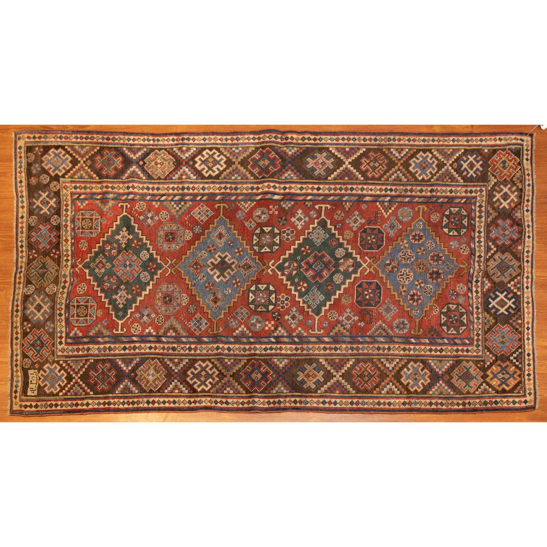 Antique Kazak Rug, Caucasus, 4 x 6.8 (1 of 5)