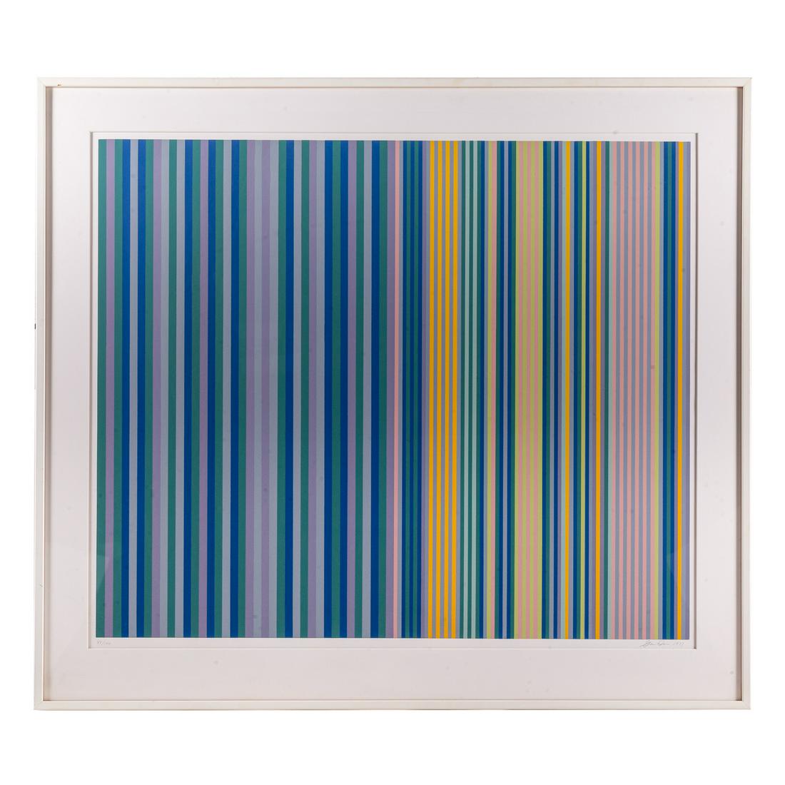 Gene Davis. "Davy's Locker," serigraph (1 of 5)