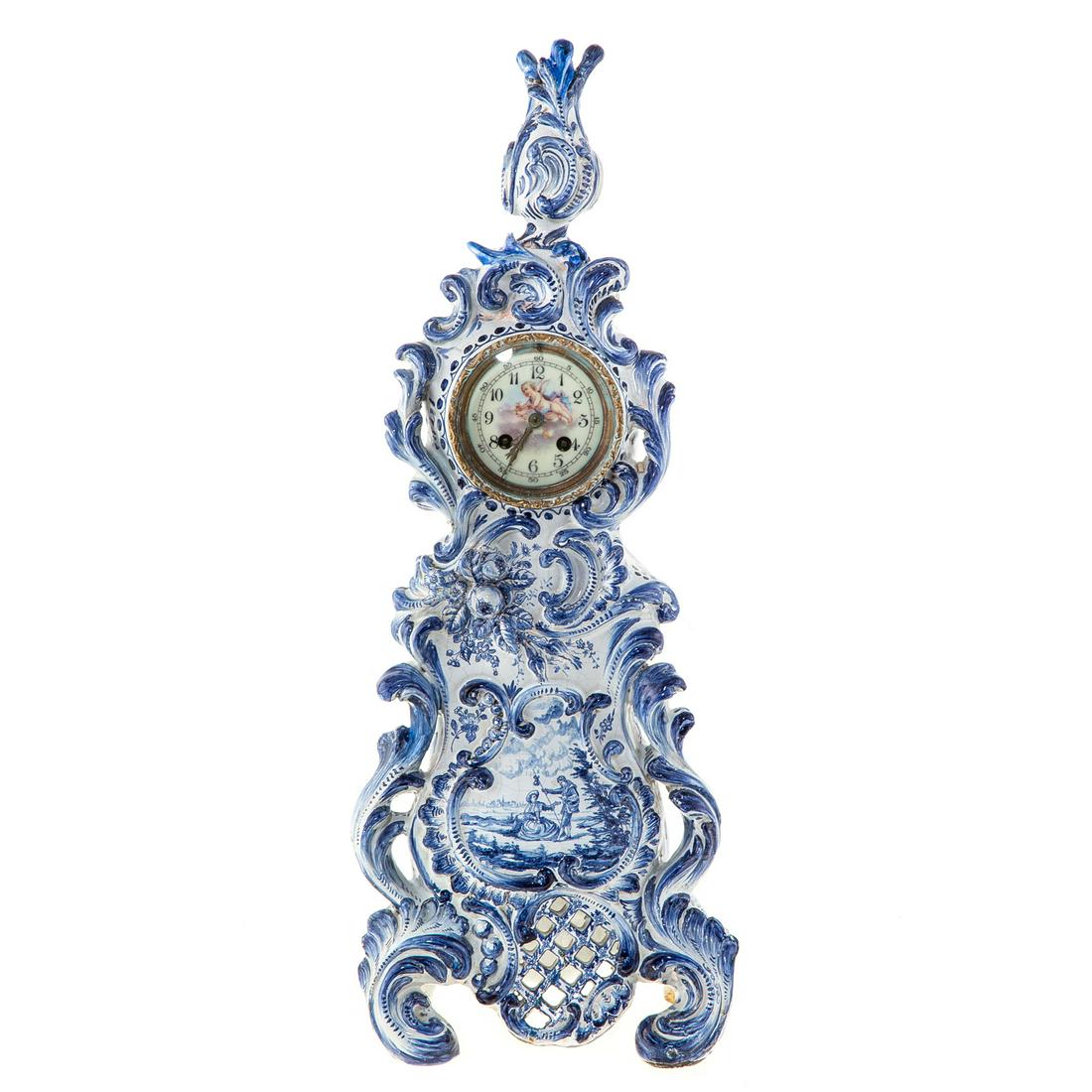 Dutch Blue/White Delftware Clock Case (1 of 13)