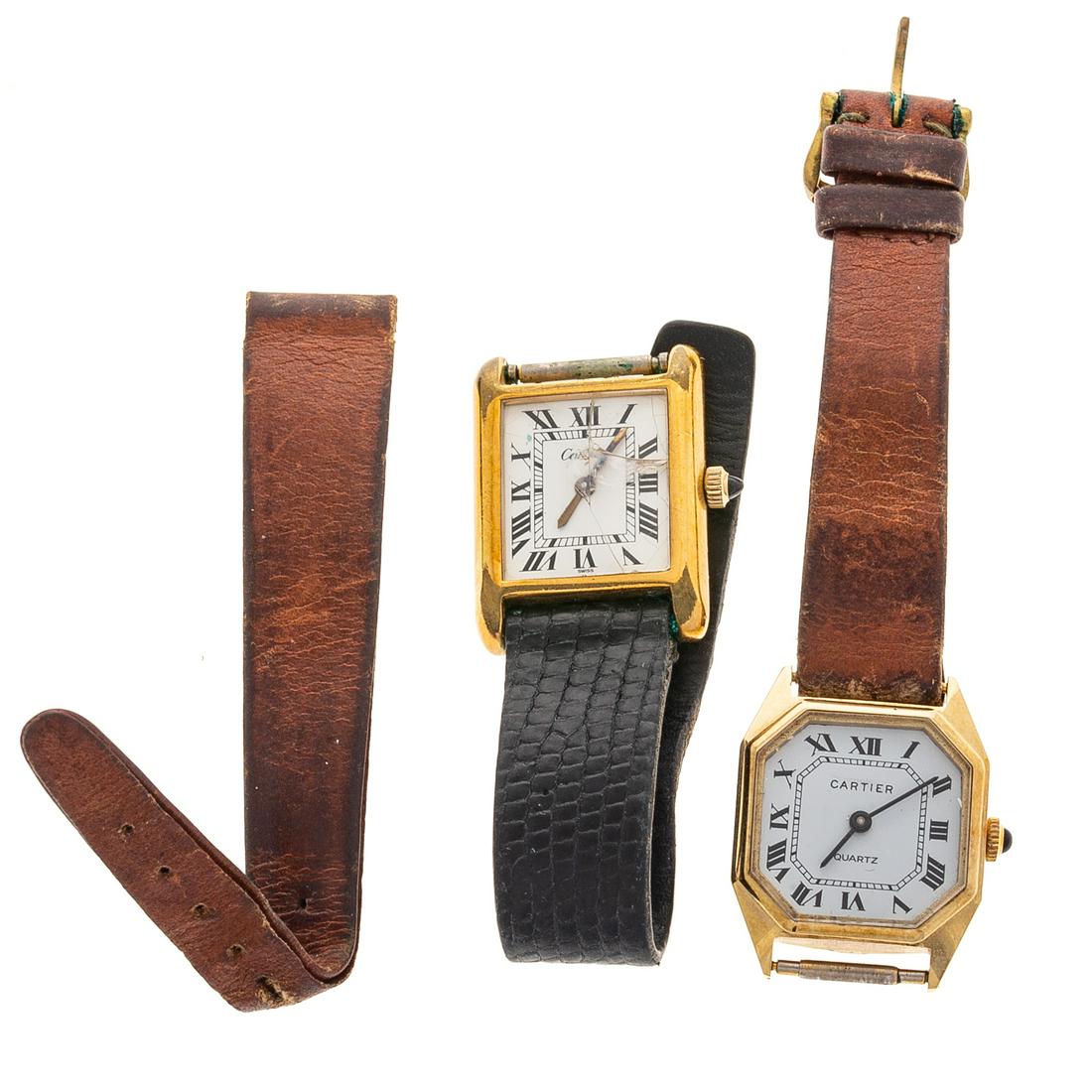 A Cartier Manual Wind Tank Wrist Watch & More (1 of 4)