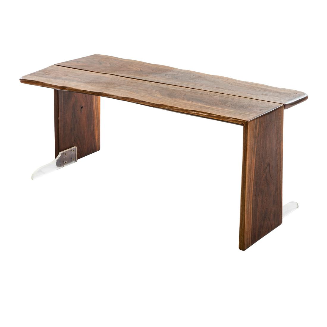 Amer. Artcraft Black Walnut/ Lucite Coffee Table (1 of 7)