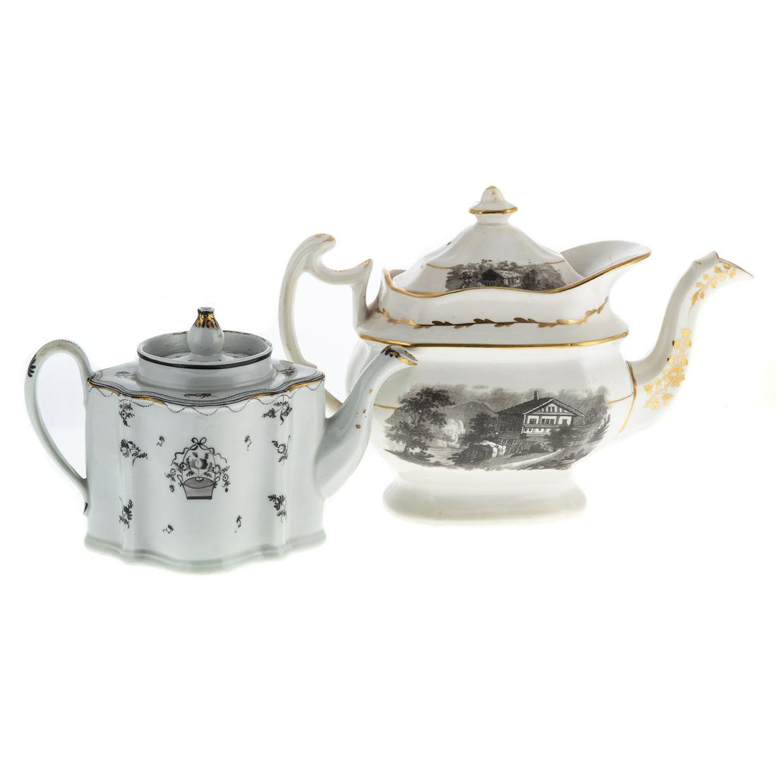 Two English China Teapots (1 of 8)