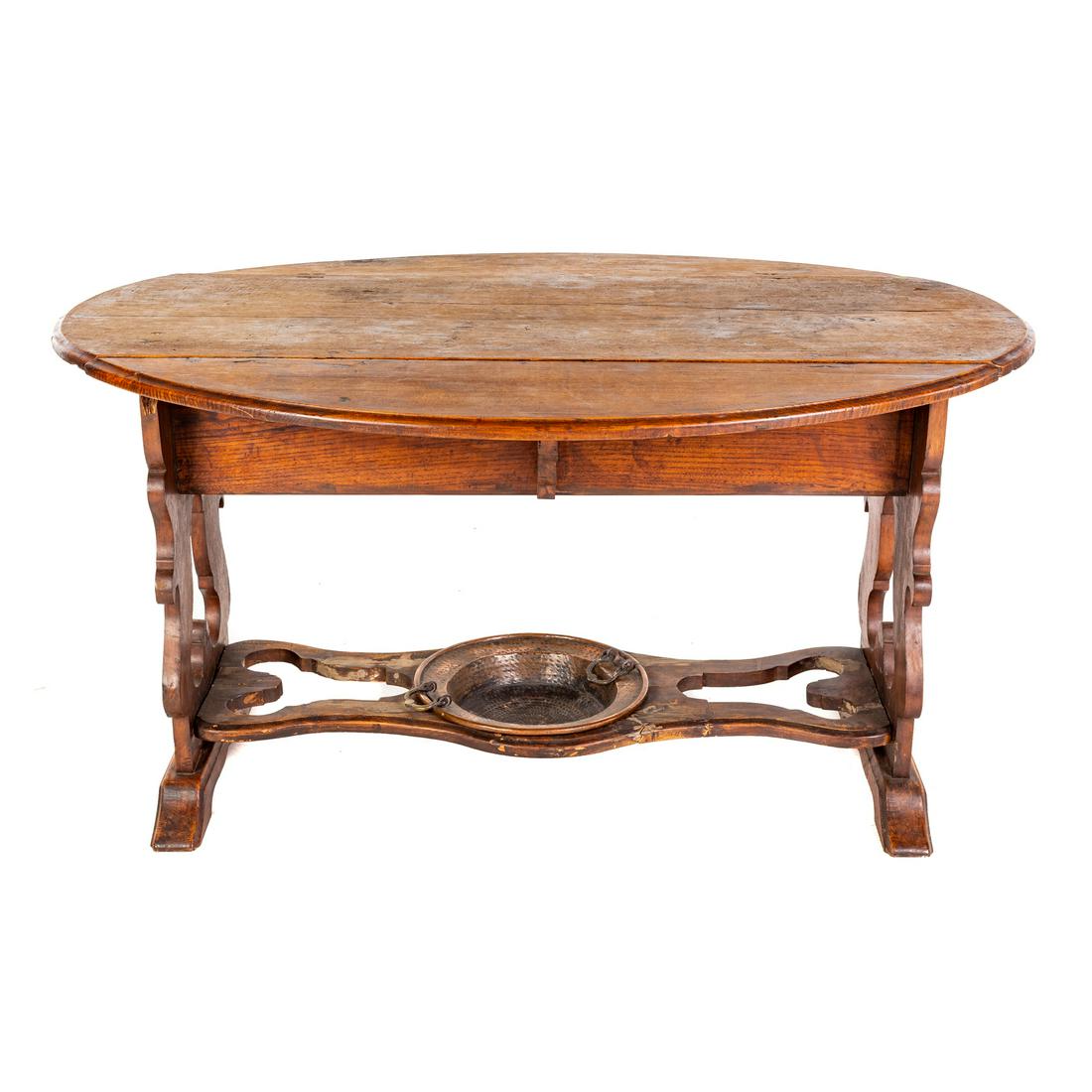 Continental Walnut Refectory Table (1 of 5)