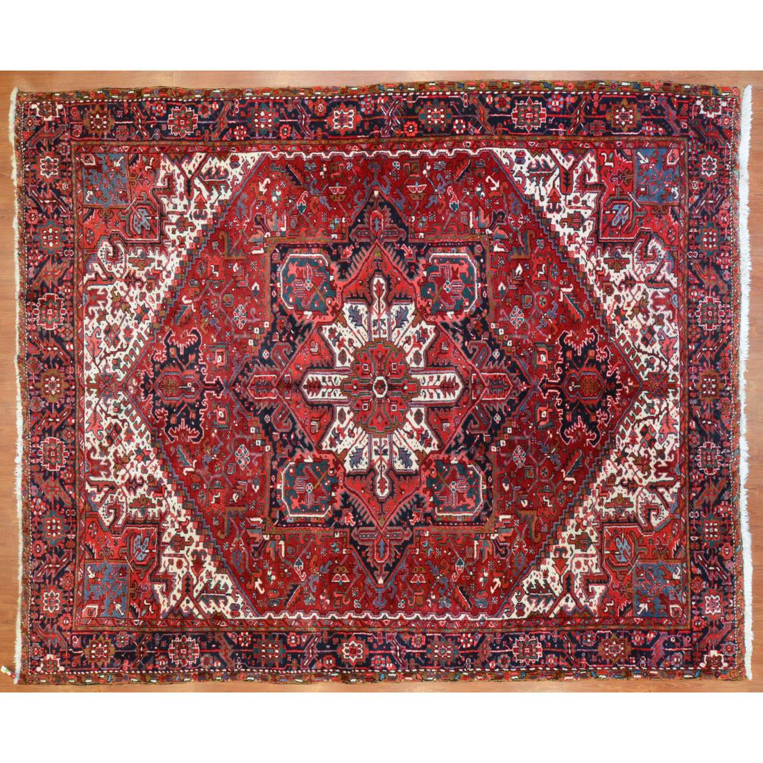 Heriz Carpet, Persia, 9.7 x 11.5 (1 of 5)