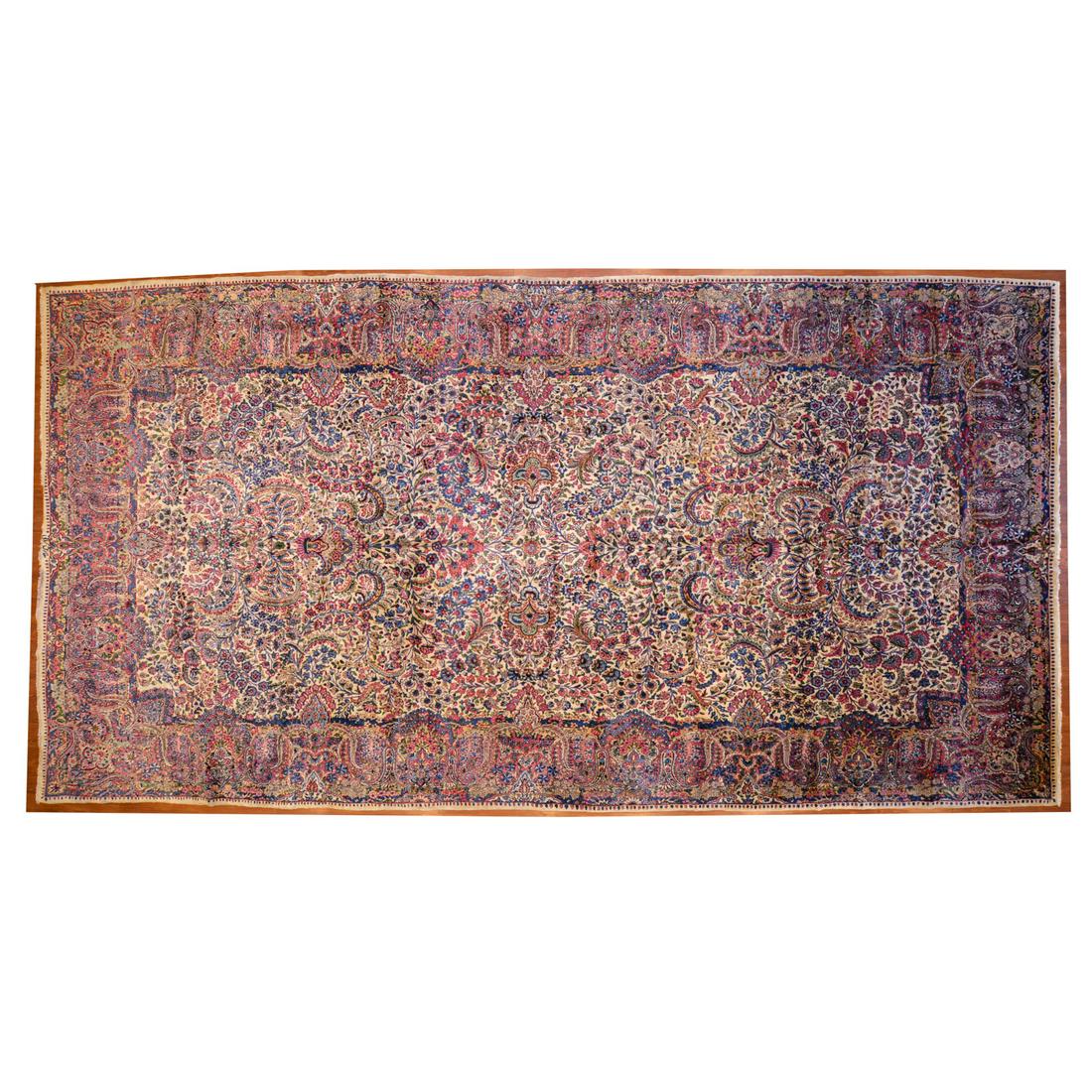 Antique Lavar Kerman Carpet, Persia, 10 x 18 (1 of 5)