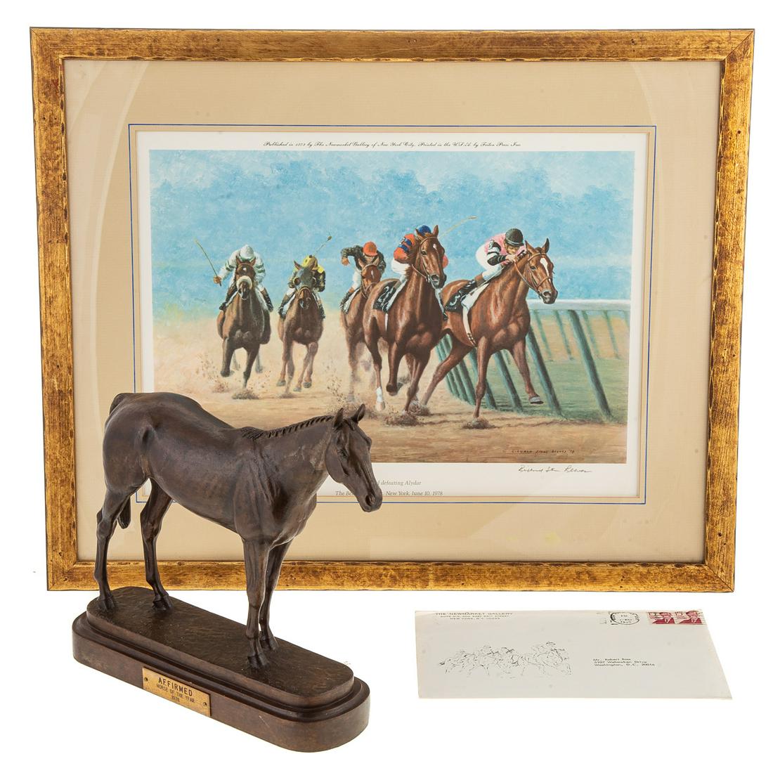 Affirmed Bronze & Lithograph (1 of 9)