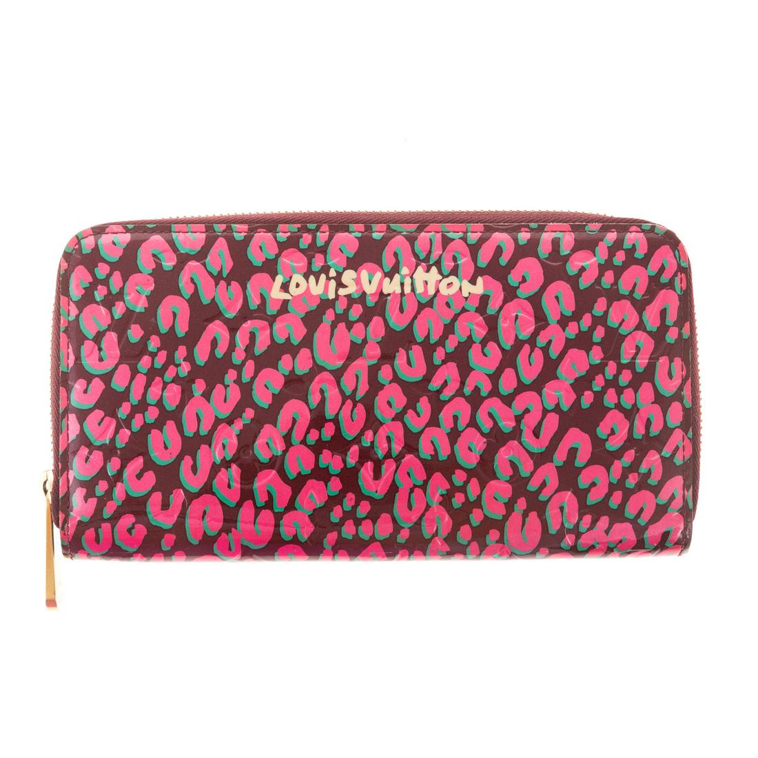 A Louis Vuitton Stephen Sprouse Leopard Zip Wallet (1 of 7)