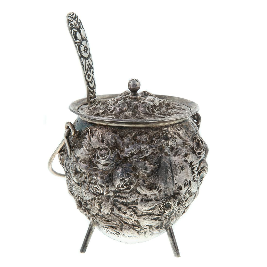 A. E. Warner Coin Silver Mustard Pot (1 of 5)