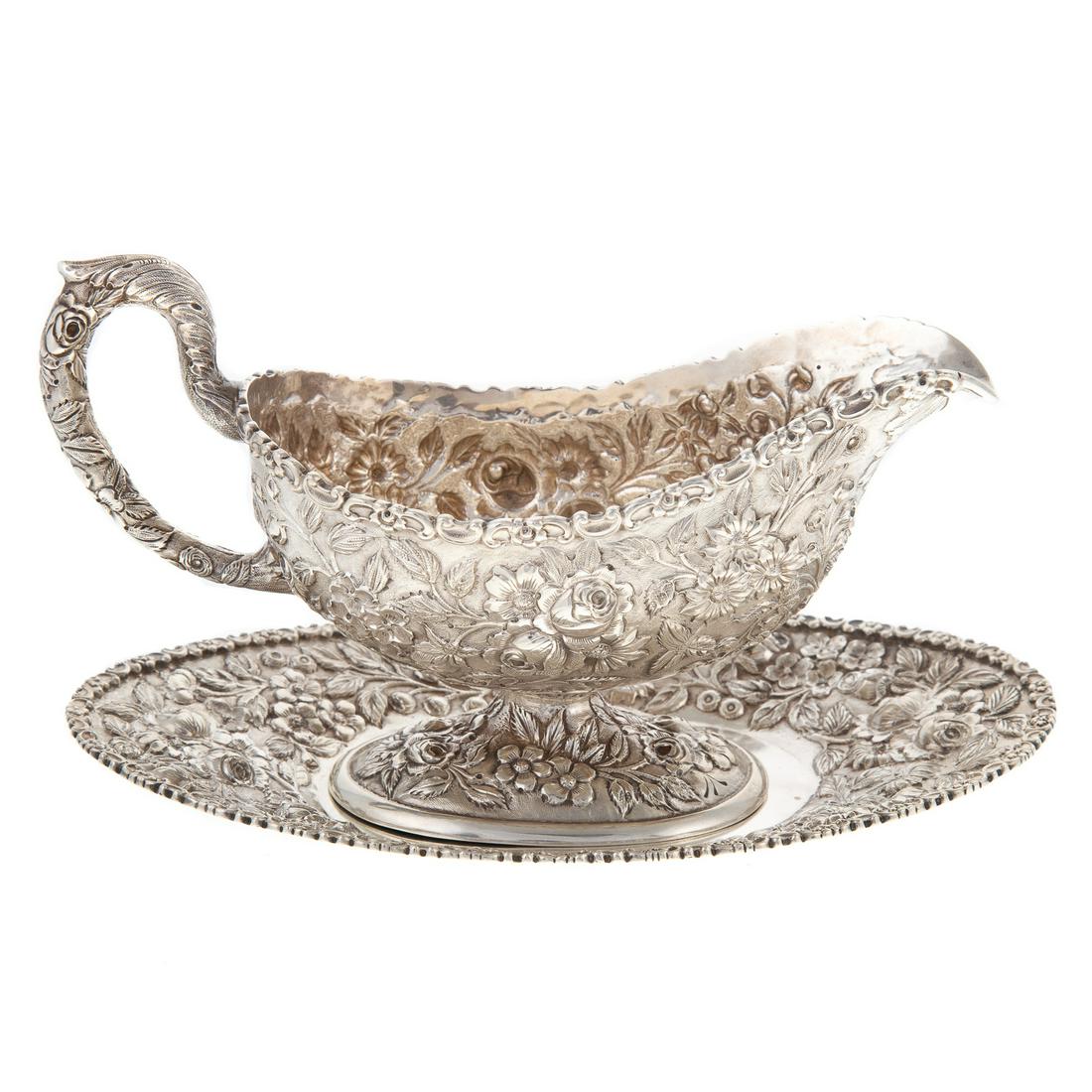A. G. Schultz & Co. Sterling Repousse Sauceboat (1 of 5)