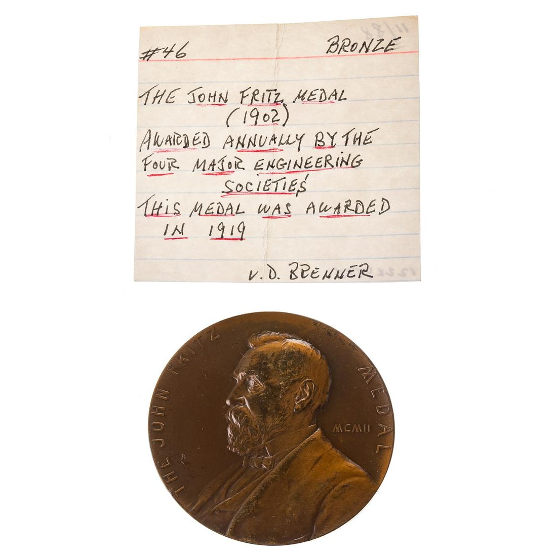 John Fritz Medal Industrial Achievement, 1902 (1 of 3)