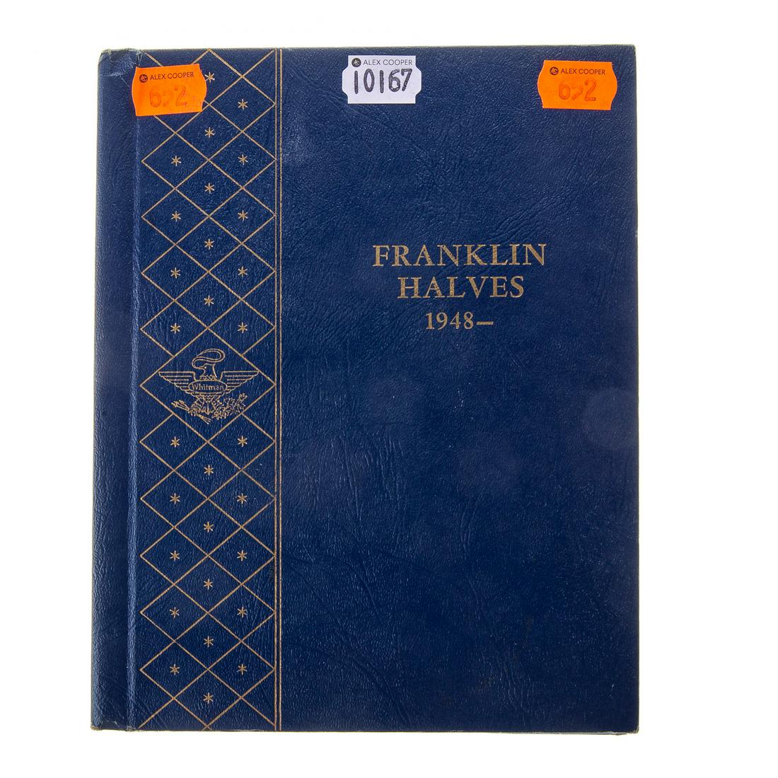 Franklin Half Dollar Set in Whitman Bookshelf (1 of 8)