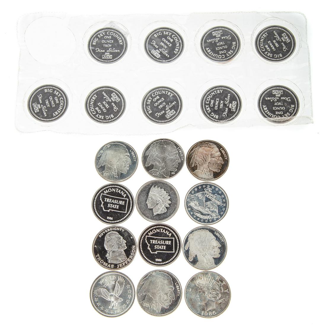 21 Silver .999 Rounds (1 of 6)