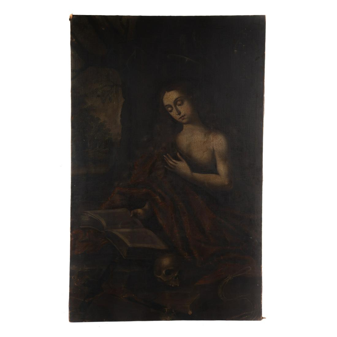 Continental School, 17th c. Penitent Magdalene (1 of 5)