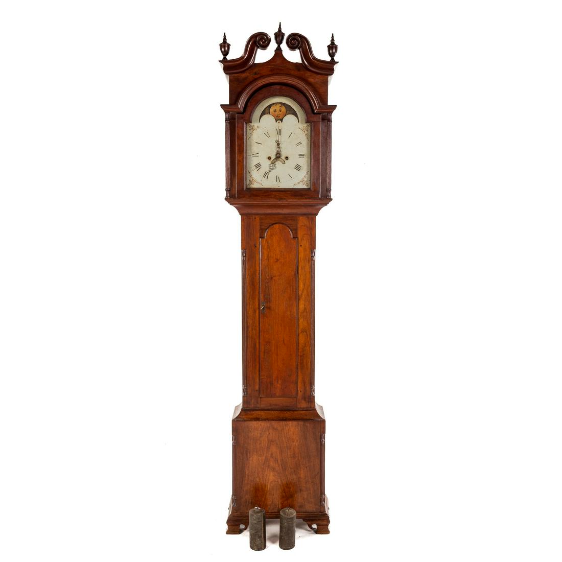 Federal Walnut Tall Case Clock (1 of 6)