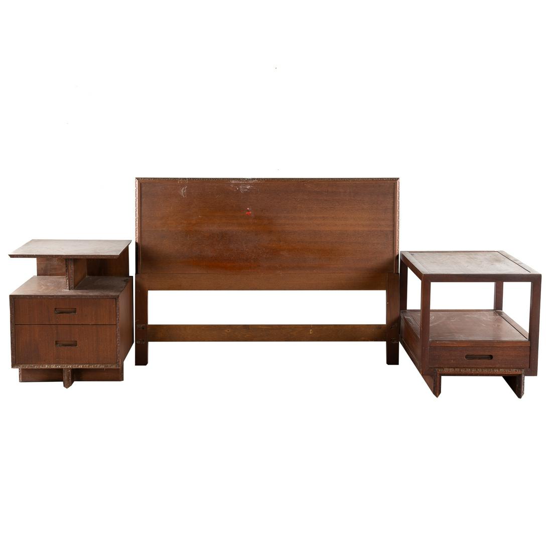 Three Pieces of Frank Lloyd Wright Furniture (1 of 5)