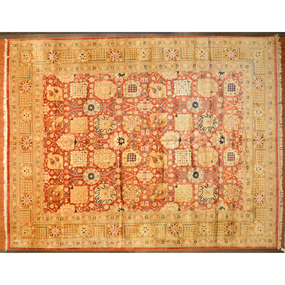 Pak Persian Design Carpet, Pakistan, 11.10 x 15.5 (1 of 4)