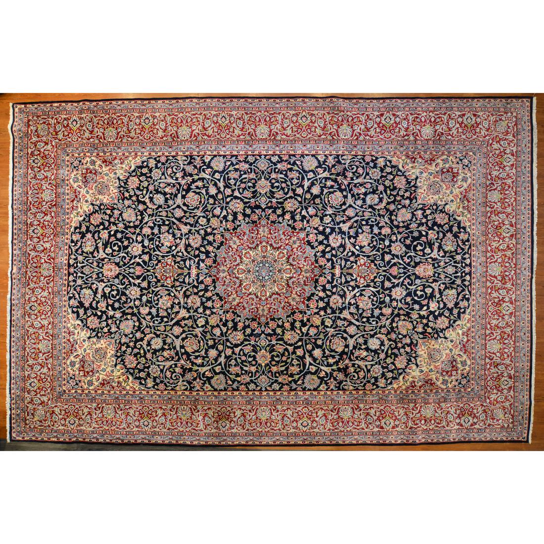 Kerman Carpet, Persia, 11.5 x 17.2 (1 of 8)