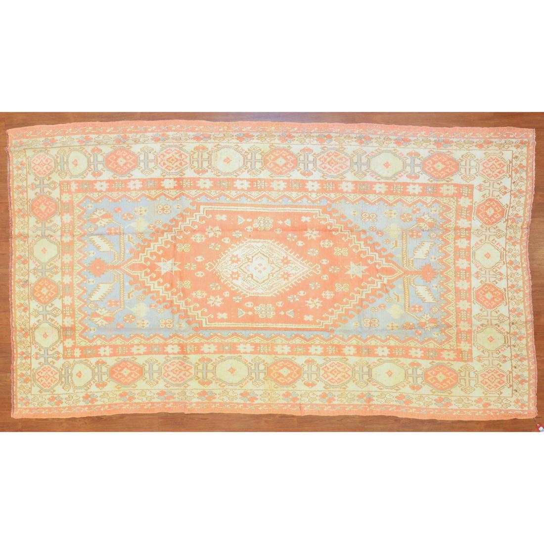 Semi-Antique Moroccan Rug, 6.4 x 11.2: Second quarter-20th century; hand-knotted, wool pile. From the estate of Iraj Hakimi.