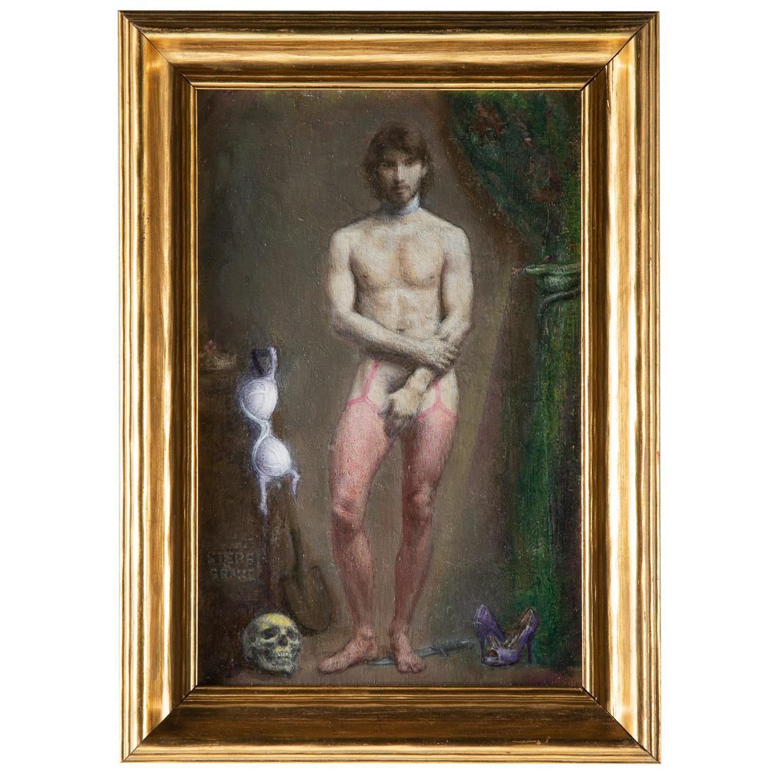 Stere Grant. "To Be or Not," oil (1 of 5)