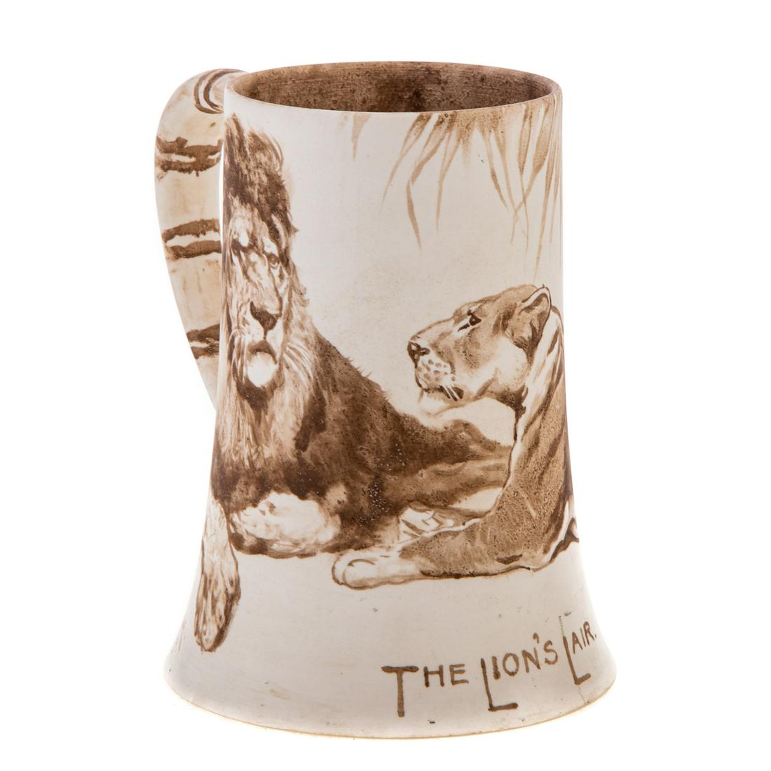 William Drake, The Lion's Lair Painted Mug (1 of 6)